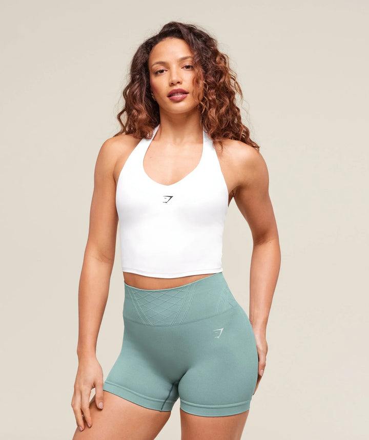 GYMSHARK - Haltertop Cami met Ingebouwde BH