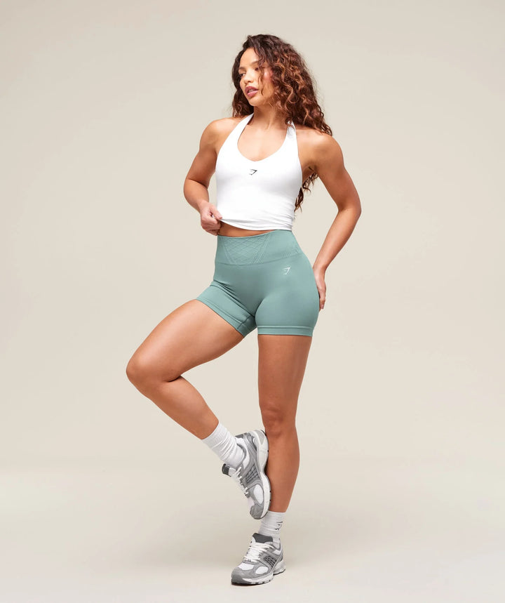 GYMSHARK - Haltertop Cami met Ingebouwde BH