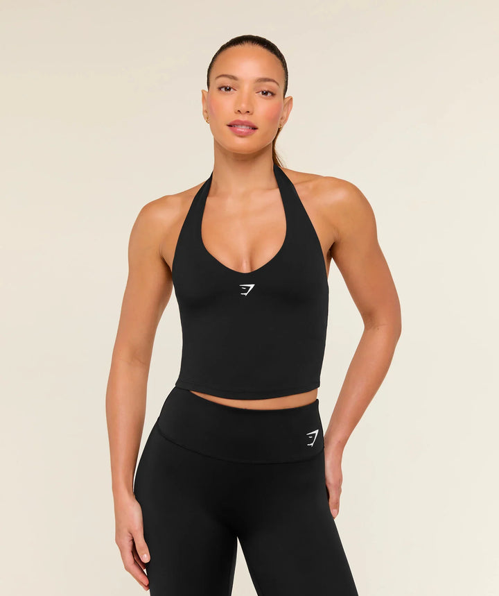 GYMSHARK - Haltertop Cami met Ingebouwde BH