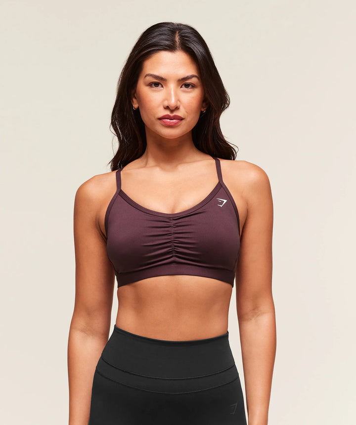 GYMSHARK - Geplooide Sportbeha